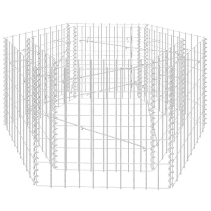 Hexagonal Gabion Raised Bed 100x90x50 cm