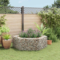 Hexagonal Gabion Raised Bed 160x140x50 cm