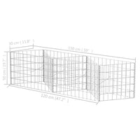 Gabion Basket Galvanised Steel 120x30x50 cm