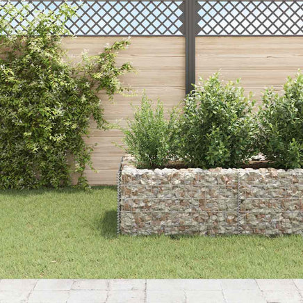 Gabion Raised Bed Steel 360x90x50 cm