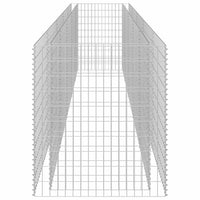 Gabion Raised Bed Galvanised Steel 450x90x100 cm