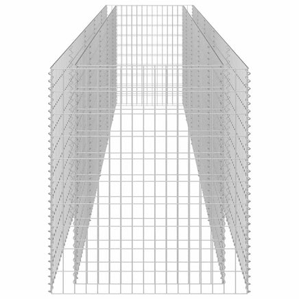 Gabion Raised Bed Galvanised Steel 450x90x100 cm