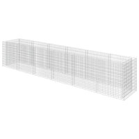 Gabion Raised Bed Galvanised Steel 540x90x100 cm