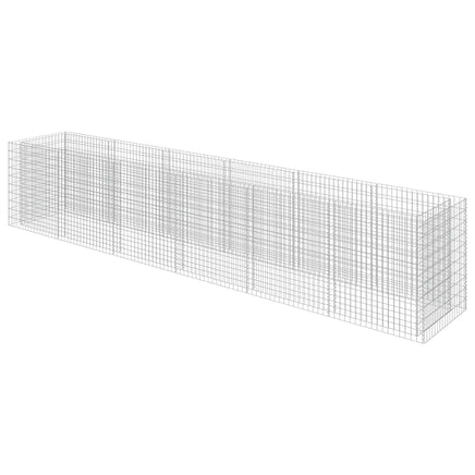 Gabion Raised Bed Galvanised Steel 540x90x100 cm