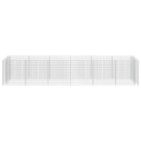Gabion Raised Bed Galvanised Steel 540x90x100 cm