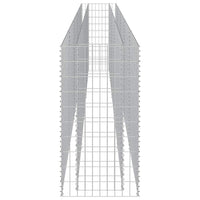 Gabion Raised Bed Galvanised Steel 450x50x100 cm