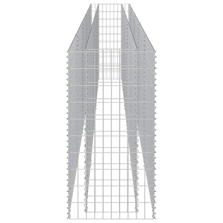 Gabion Raised Bed Galvanised Steel 450x50x100 cm