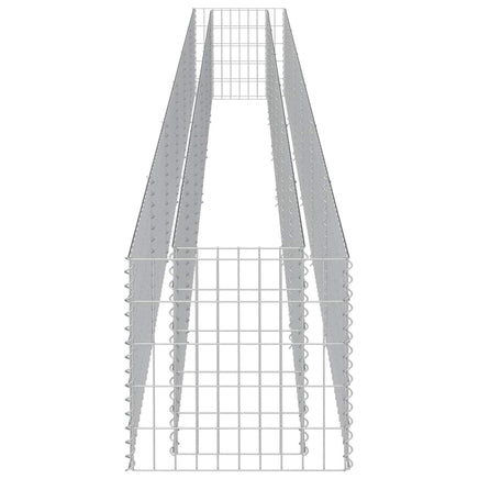 Gabion Raised Bed Galvanised Steel 540x50x50 cm