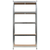 Storage Shelves 2 pcs 90x40x180 cm MDF