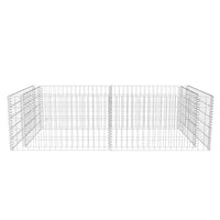 Gabion Planter Galvanised Steel 180x90x50 cm