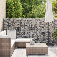 Gabion Wall with Covers Galvanised Steel 600x50x150 cm
