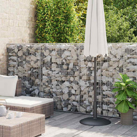 Gabion Wall with Covers Galvanised Steel 600x50x150 cm
