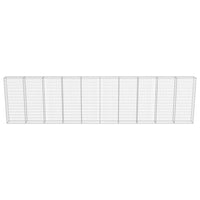 Gabion Wall with Covers Galvanised Steel 600x30x150 cm
