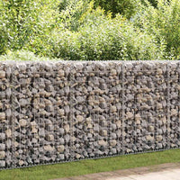 Gabion Wall with Covers Galvanised Steel 600x30x150 cm