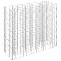 Gabion Raised Bed Galvanised Steel 90x30x90 cm
