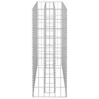 Gabion Raised Bed Galvanised Steel 90x30x90 cm