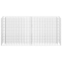 Gabion Raised Bed Galvanised Steel 180x30x90 cm