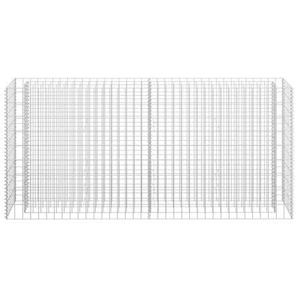 Gabion Raised Bed Galvanised Steel 180x30x90 cm