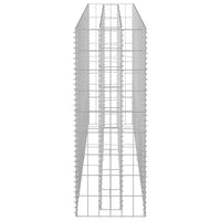 Gabion Raised Bed Galvanised Steel 180x30x90 cm