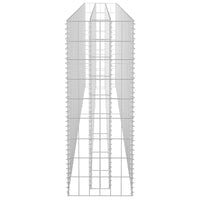 Gabion Raised Bed Galvanised Steel 270x30x90 cm