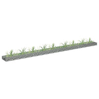 Gabion Raised Bed Galvanised Steel 360x30x10 cm