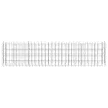 Gabion Raised Bed Galvanised Steel 360x30x90 cm