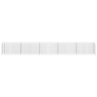 Gabion Raised Bed Galvanised Steel 450x30x60 cm