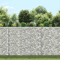 Trapezium Gabion Raised Bed Galvanised Steel 100x20x100 cm