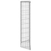 Trapezium Gabion Raised Bed Galvanised Steel 100x20x100 cm