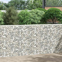 Trapezium Gabion Raised Bed Galvanised Steel 150x20x100 cm