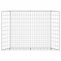 Trapezium Gabion Raised Bed Galvanised Steel 150x20x100 cm