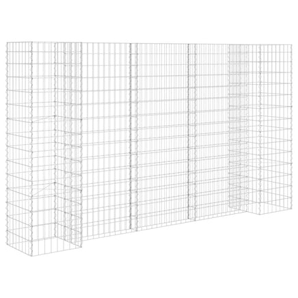H-Shaped Gabion Planter Steel Wire 260x40x150 cm