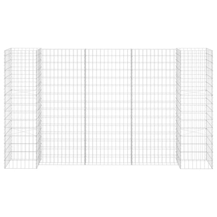 H-Shaped Gabion Planter Steel Wire 260x40x150 cm
