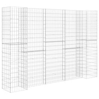 H-Shaped Gabion Planter Steel Wire 260x40x200 cm