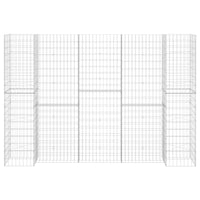H-Shaped Gabion Planter Steel Wire 260x40x200 cm