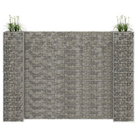 H-Shaped Gabion Planter Steel Wire 260x40x200 cm