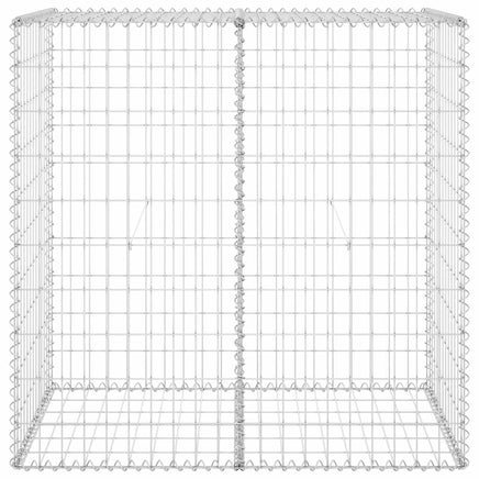 Gabion Wall with Covers Galvanised Steel 100x60x100 cm