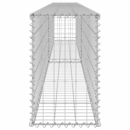 Gabion Wall with Covers Galvanised Steel 300x30x50 cm