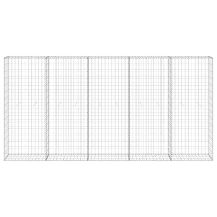 Gabion Wall with Covers Galvanised Steel 300x30x150 cm