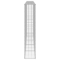 Gabion Wall with Covers Galvanised Steel 300x30x150 cm