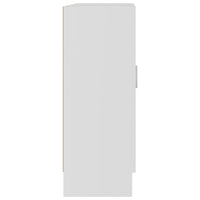 Vitrine Cabinet White 82.5x30.5x80 cm Engineered Wood