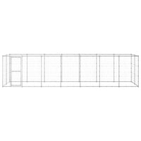 Outdoor Dog Kennel Galvanised Steel 16.94 m²