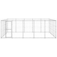 Outdoor Dog Kennel Galvanised Steel 24.2 m²