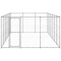 Outdoor Dog Kennel Galvanised Steel 21.78 m²