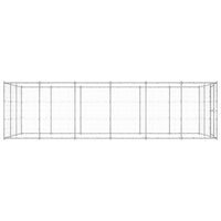 Outdoor Dog Kennel Galvanised Steel 21.78 m²