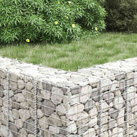 Gabion Raised Beds 3 pcs 30x30x150 cm Iron
