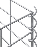 Gabion Raised Beds 3 pcs 30x30x150 cm Iron