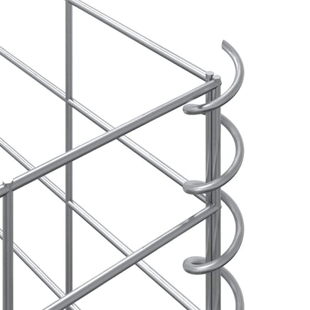 Gabion Raised Beds 3 pcs 30x30x150 cm Iron