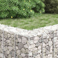 Gabion Raised Beds 4 pcs 30x30x50/100/150/200 cm Iron