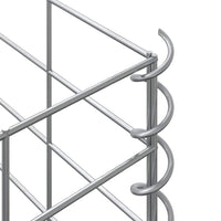 Gabion Raised Beds 4 pcs 30x30x50/100/150/200 cm Iron
